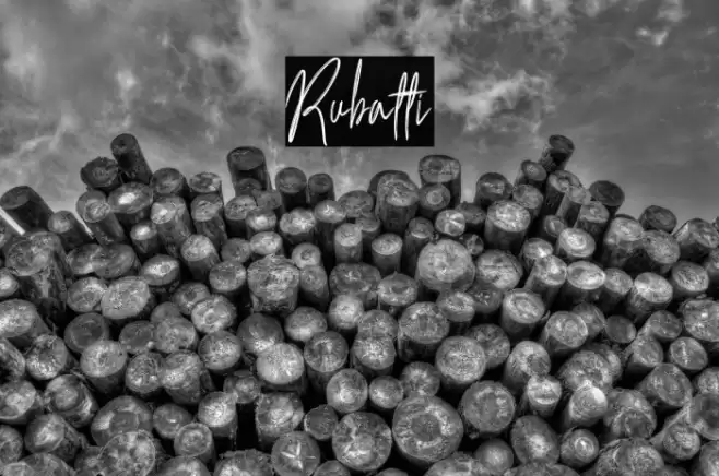 Rubatti Font examples