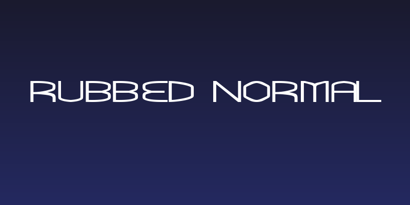 Rubbed  Normal Social Header
