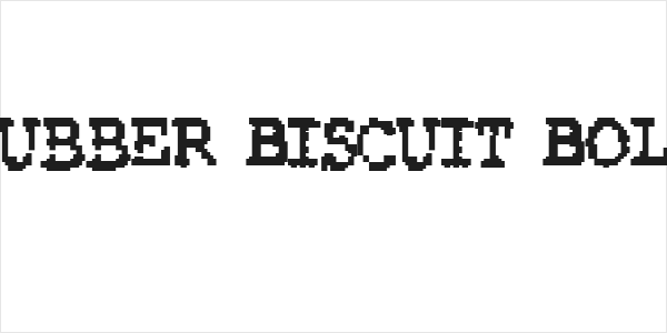 Rubber Biscuit Bold Logo