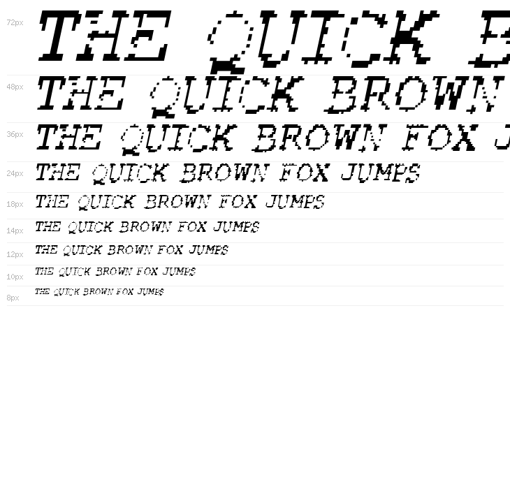 Rubber Biscuit Italic Waterfall