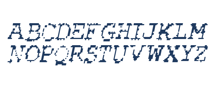 Rubber Biscuit Italic Lowercase