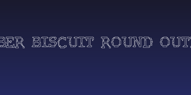 Rubber Biscuit Round Outline Social Header