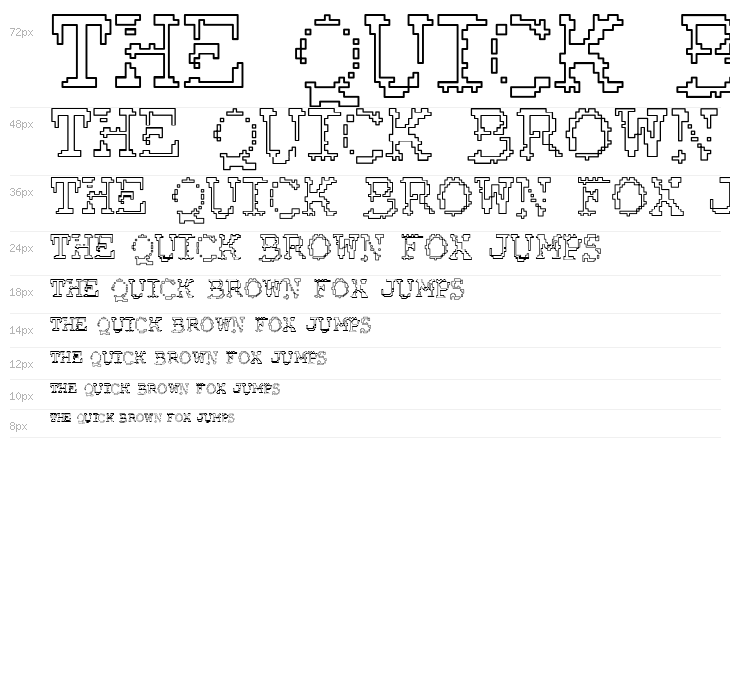 Rubber Biscuit Round Outline Waterfall