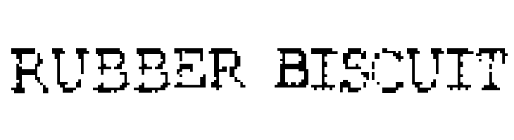 Rubber Biscuit Font