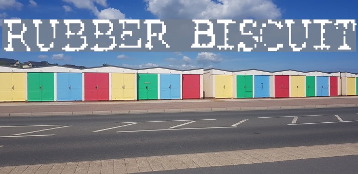Rubber Biscuit Font examples