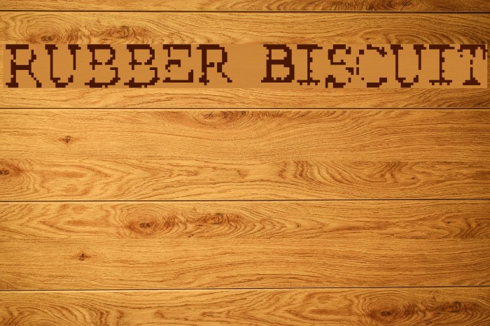 Rubber Biscuit Font examples