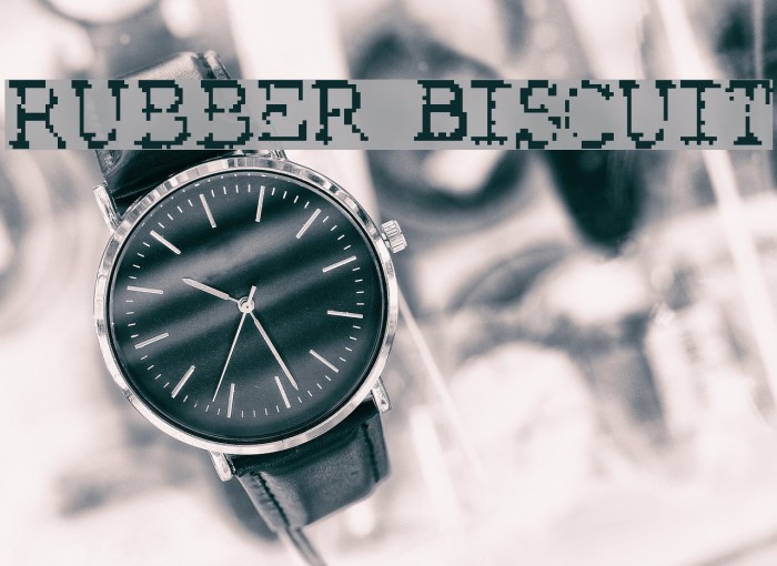 Rubber Biscuit Font examples