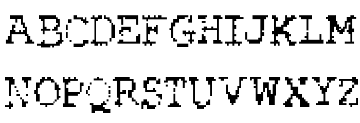 Rubber Biscuit Font LOWERCASE