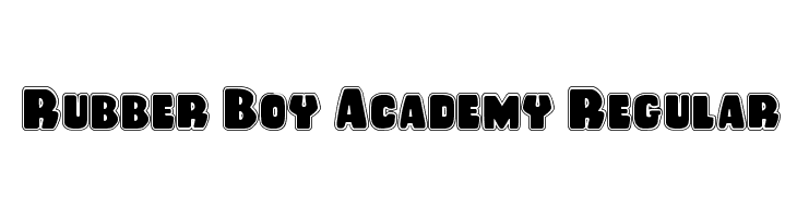 Rubber Boy Academy Regular Font