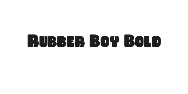 Rubber Boy Bold Logo