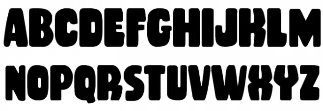 Rubber Boy Condensed Fuentes MAYÚSCULAS