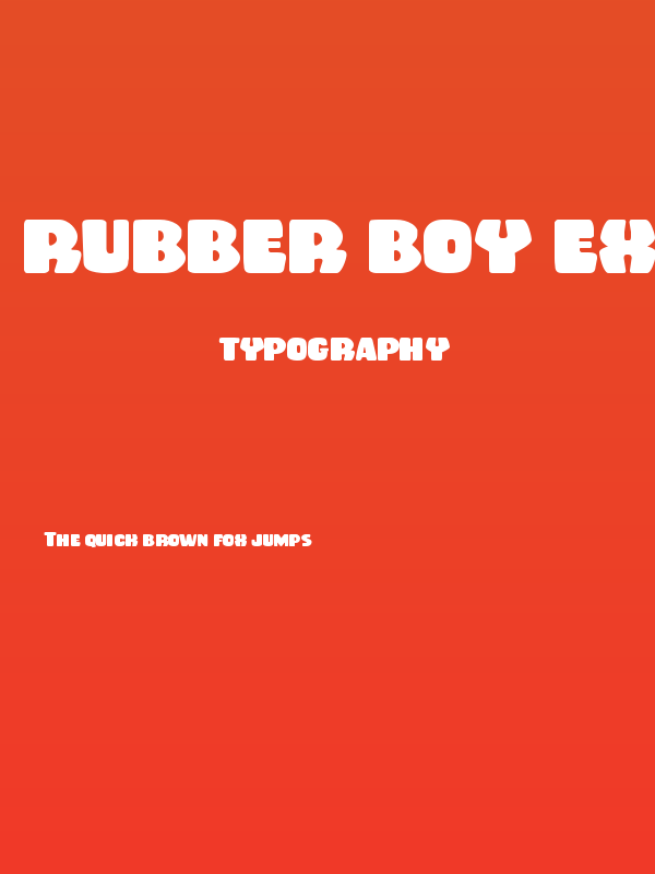 Rubber Boy Expanded Poster