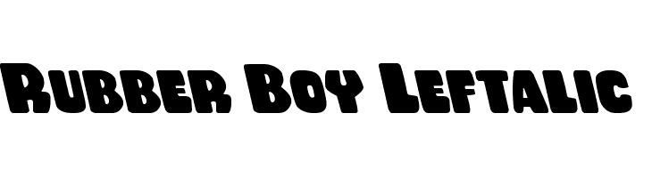 Rubber Boy Leftalic لخطوط تنزيل