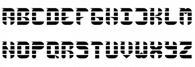 Rubber Down Regular フォント 大文字