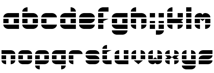 Rubber Down Regular Font LOWERCASE