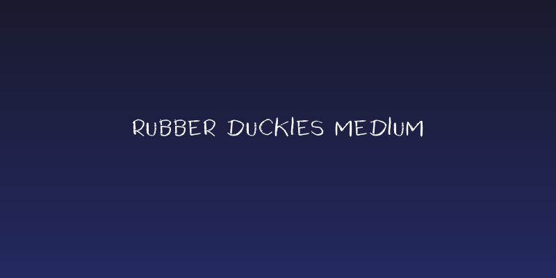 Rubber Duckies Medium Social Header