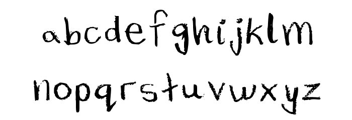 Rubber Duckies Medium Font LOWERCASE