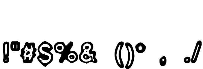 Rubber Hell Font OTHER CHARS