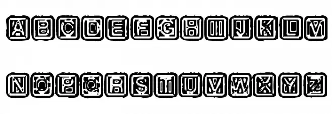 Rubber Hell Schriftart Groß