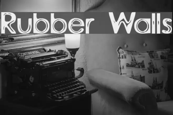 Rubber Walls Font examples