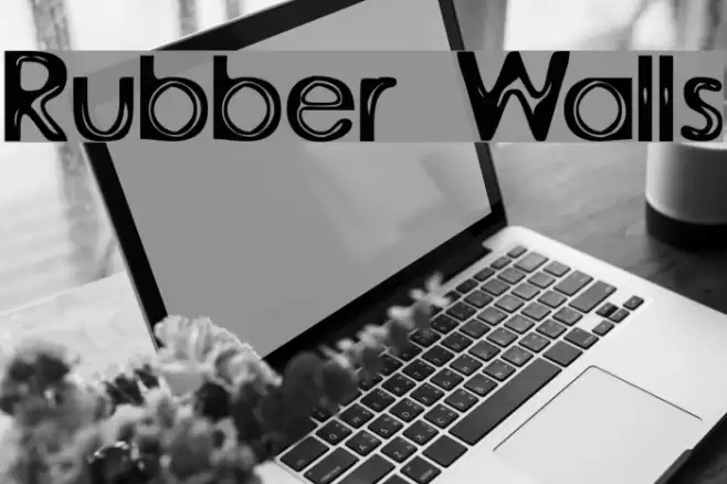 Rubber Walls Font examples