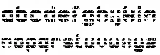 Rubber Wear Regular फ़ॉन्ट लोअरकेस