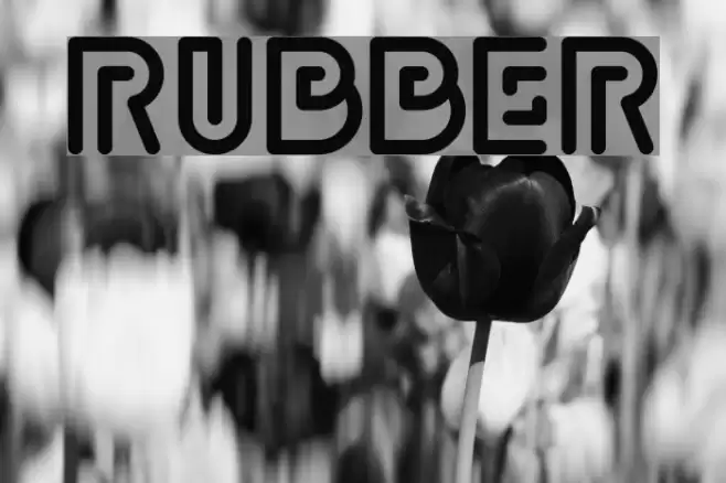Rubber Font examples