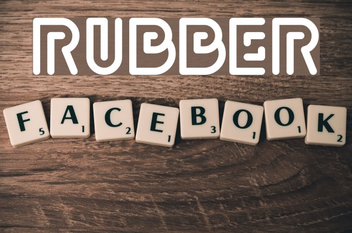 Rubber Font examples