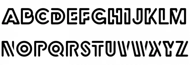 Rubber Font LOWERCASE