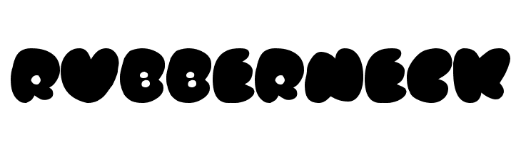 Rubberneck Font