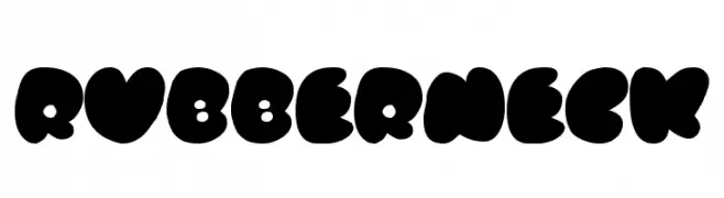 Rubberneck  Frei Schriftart Herunterladen