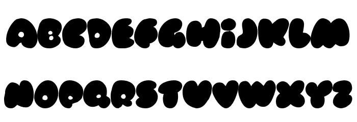 Rubberneck Font LOWERCASE