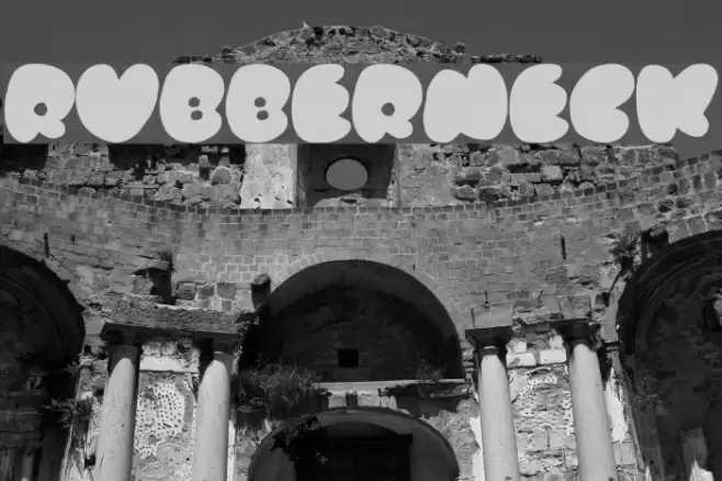 Rubberneck Schriftart examples