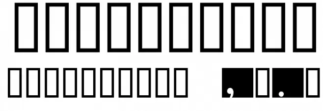 Rubberstamp Font OTHER CHARS