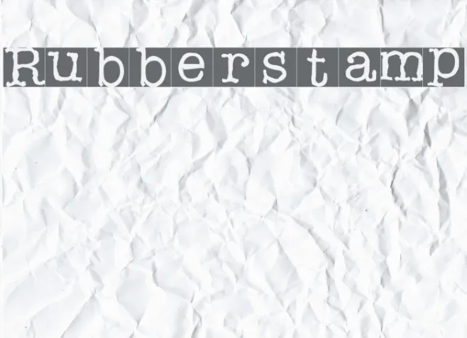 Rubberstamp Example 3
