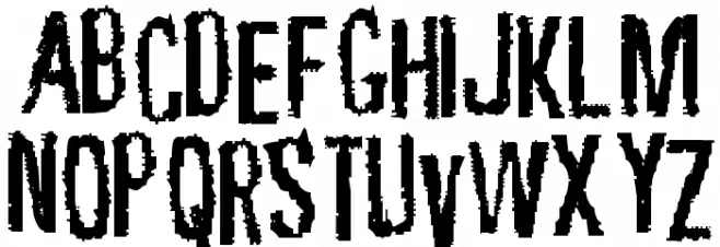 Rubbing Font Schriftart Groß