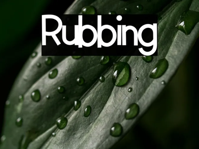 Rubbing Example 3