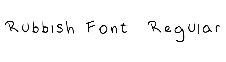 Rubbish Font 2 Regular  नि: शुल्क फ़ॉन्ट्स डाउनलोड