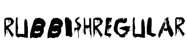 Rubbish Regular  font caratteri gratis