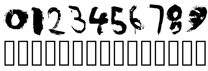 Rubbish Regular Font OTHER CHARS