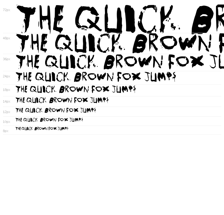 Rubbish Regular Waterfall