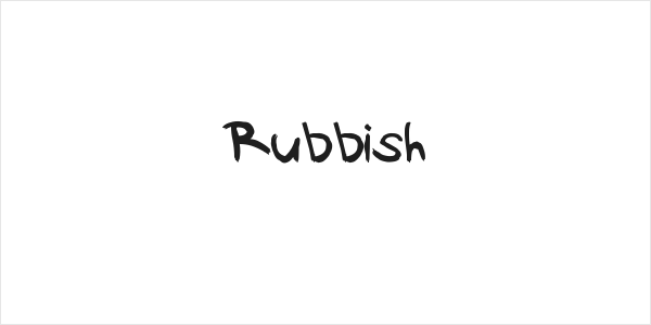 Rubbish Logo