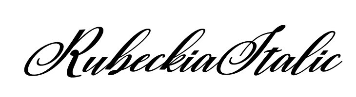 Rubeckia Italic  नि: शुल्क फ़ॉन्ट्स डाउनलोड