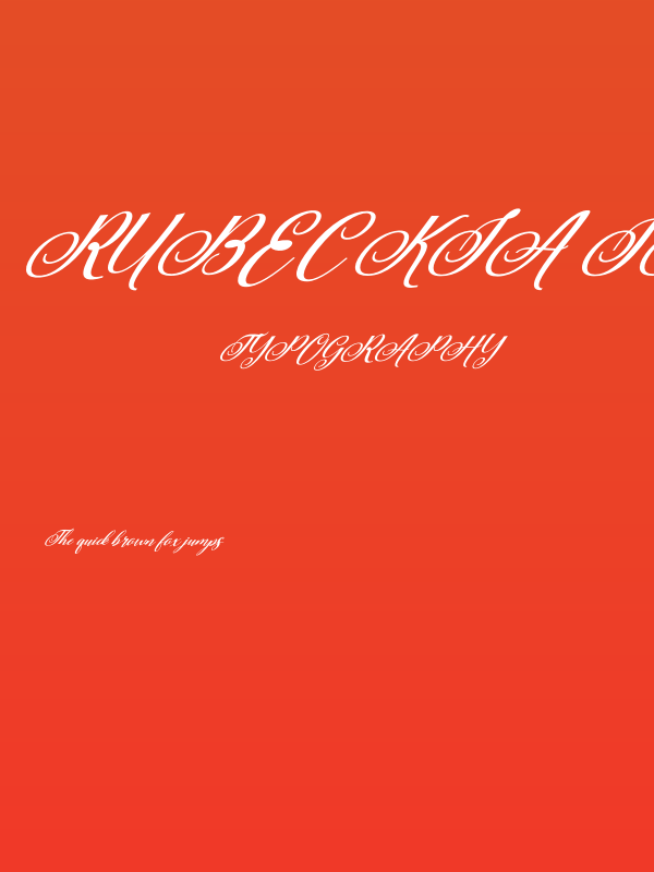 Rubeckia Italic Poster