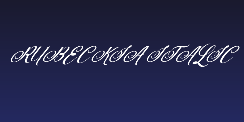 Rubeckia Italic Social Header