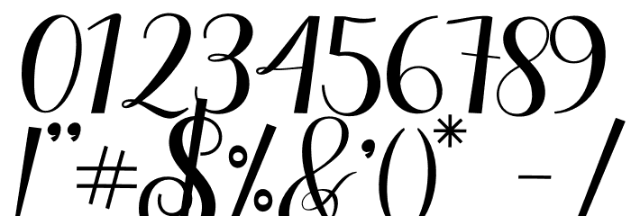 Rubeckia Font OTHER CHARS