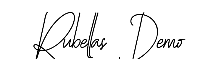 Rubellas Demo  नि: शुल्क फ़ॉन्ट्स डाउनलोड