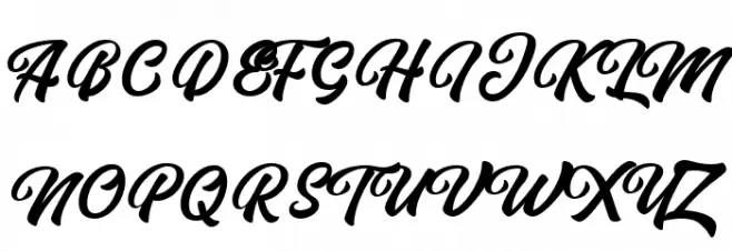 Rubellion Script FREE Personal Regular Schriftart Groß
