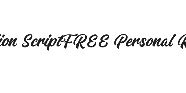 Rubellion Script FREE Personal Regular Logo