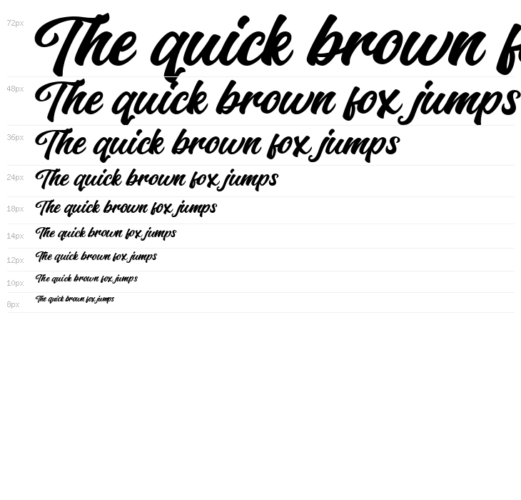 Rubellion Script FREE Personal Regular Waterfall